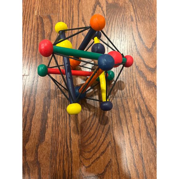 Montessori Wooden Elastic Toy – Fine Motor Skills Educational Toy - Picture 4 of 9